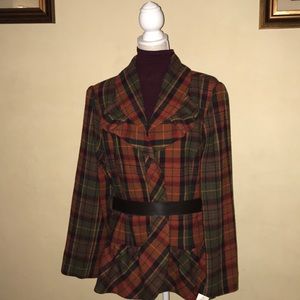Plaid Jacket w (Skirt)